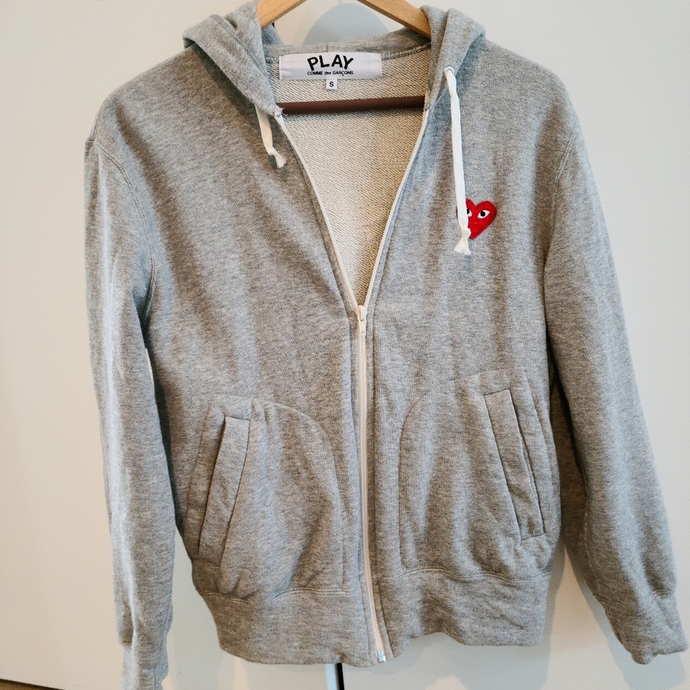 Play, comme Des garcons hooded sweatshirt